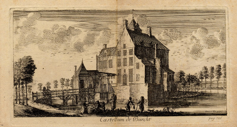 Castellum de Burcht by Franciscus Erlinger