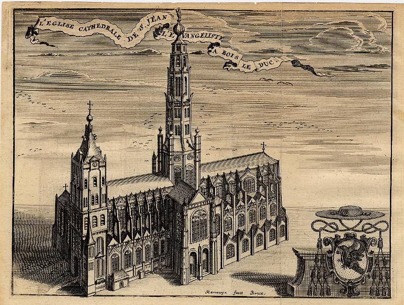 l´Eglise cathedrale de S. Jean l´evangeliste a Bois Le Duc by J. Harrewijn