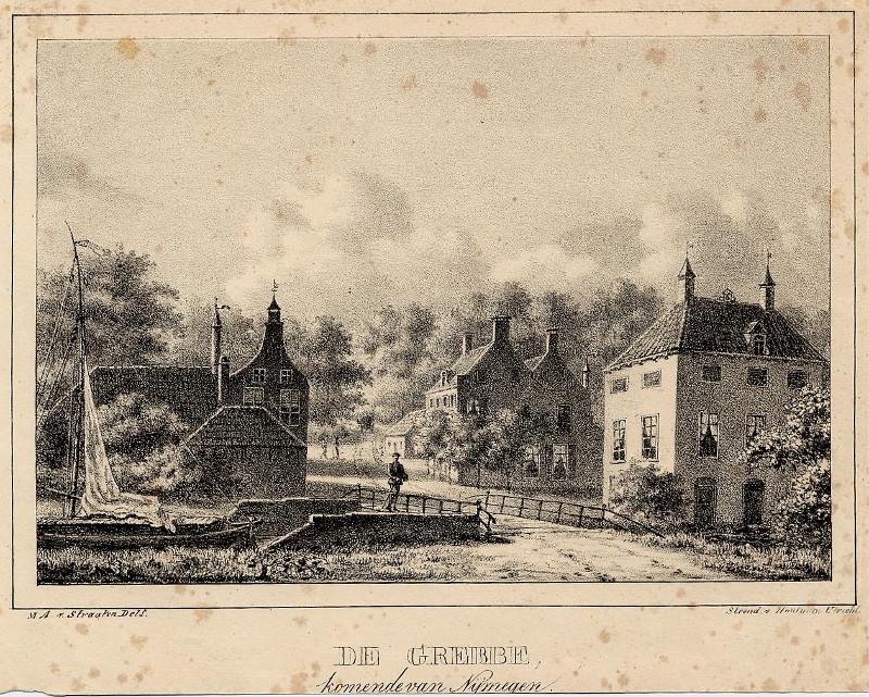 De Grebbe, komende van Nijmegen by M.A. van Straaten