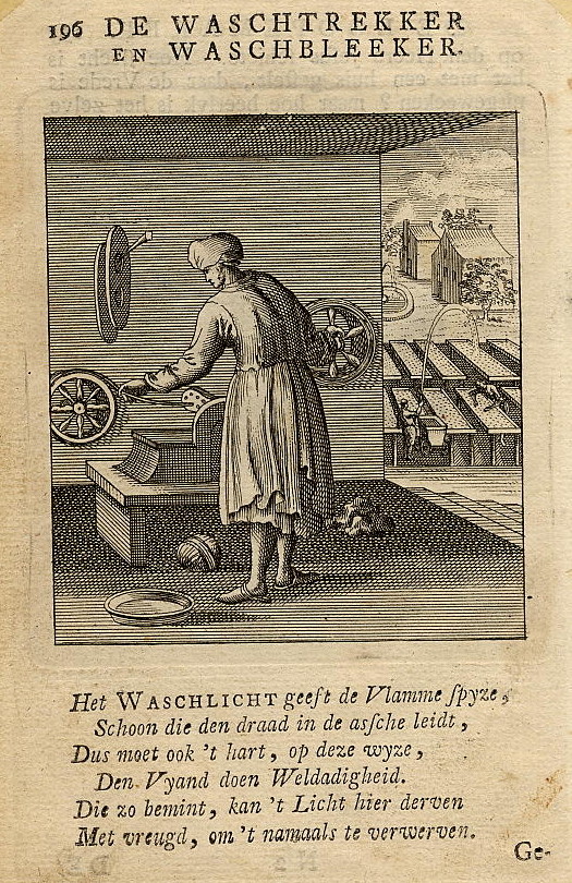 print De Waschtrekker en waschbleeker by Jan en Caspar Luyken
