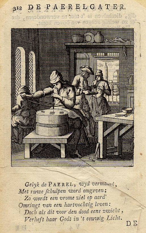 print De Paerelgater by Jan en Caspar Luyken