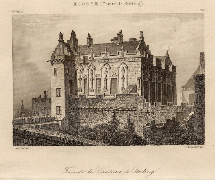Facade du château de Stirling by Skelton, Schroeder