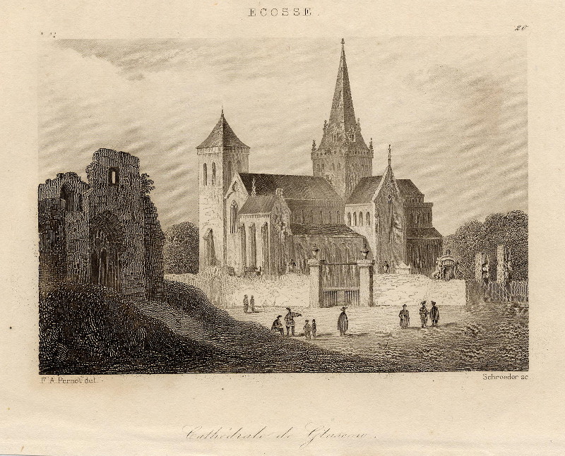 Cathédrale de Glascow by F.A. Pernot, Schroeder