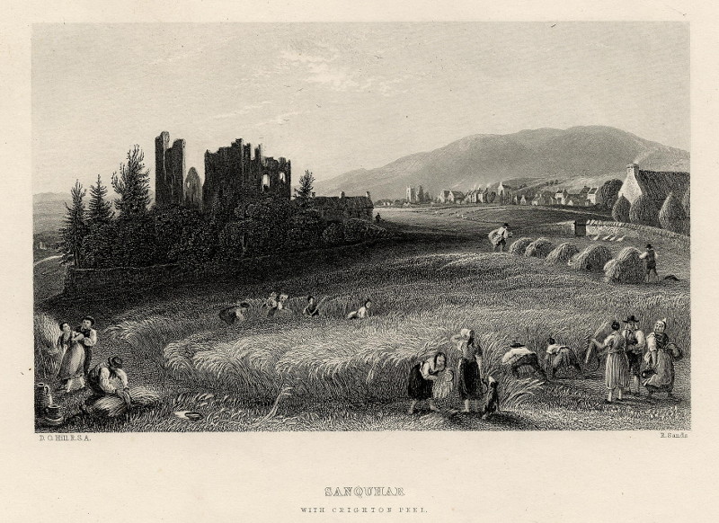 Sanquhar with Crighton Peel by R. Sands, D.O. Hill S.A.