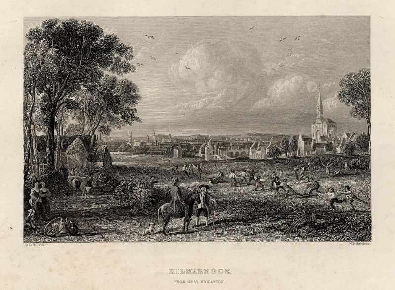 Kilmarnock from near Riccarton by W. Richardson, D.O. Hill S.A.