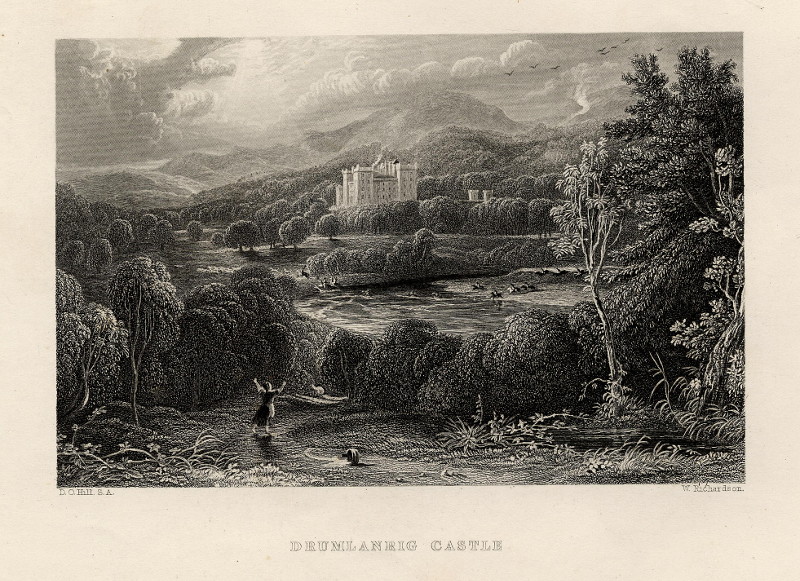 Drumlanrig castle by W. Richardson, D.O. Hill S.A.