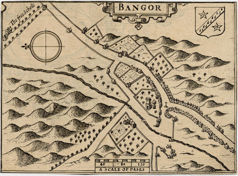 Bangor by John Speed