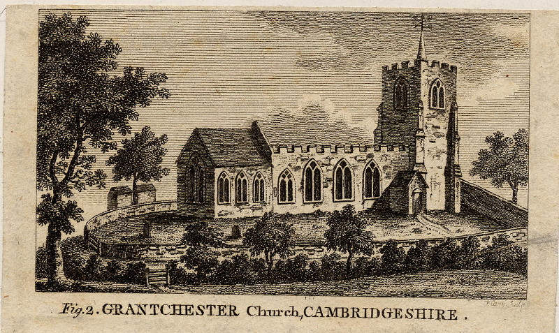 Grantchester church, Cambridgeshire by F. Carey