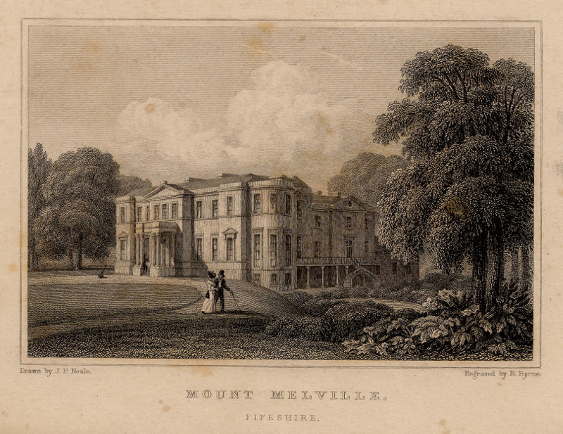 Mount Melville, Fifeshire by E. Byrne, J.P. Neale