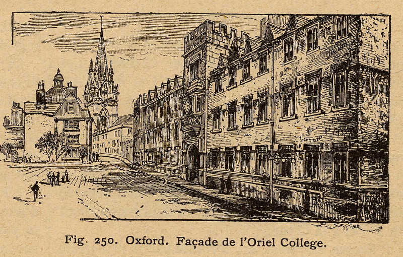 Oxford. Facade de l´Oriel College by nn