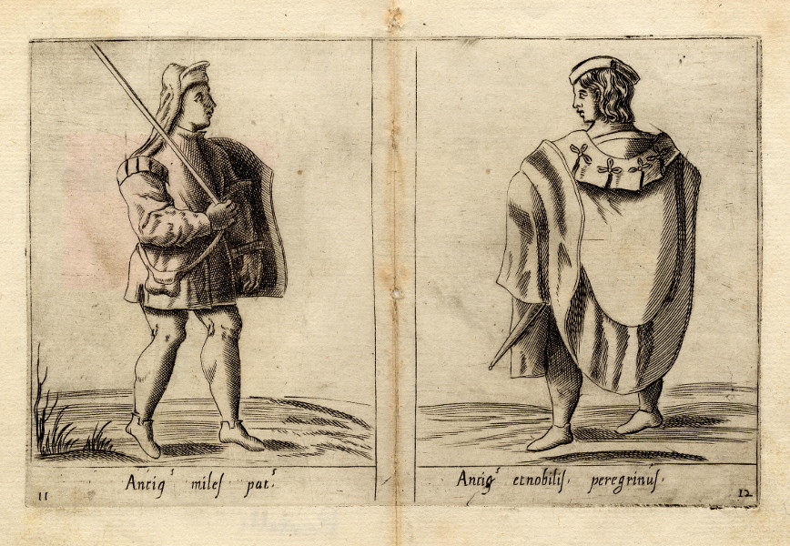 Antig miles pat; Antig et nobilis peregrinus by Ferdinando Bertelli (mogelijk)