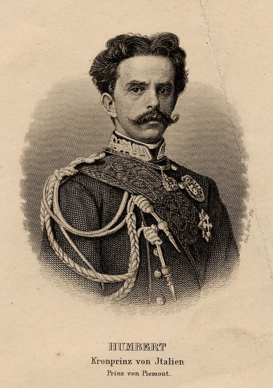 print Humbert, Kronprinz von Italien, Prinz von Piemont by Carl Mayer