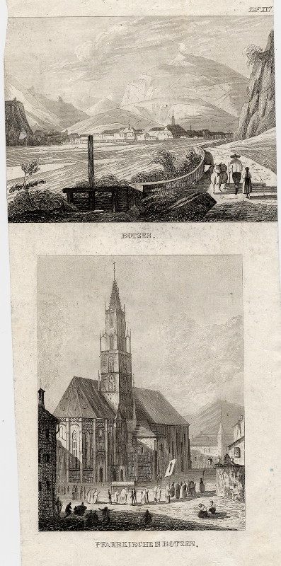 view Botzen, Pfarrkirche in Botzen by nn