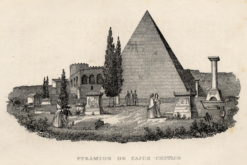 Pyramide de Cajus Cestius by nn