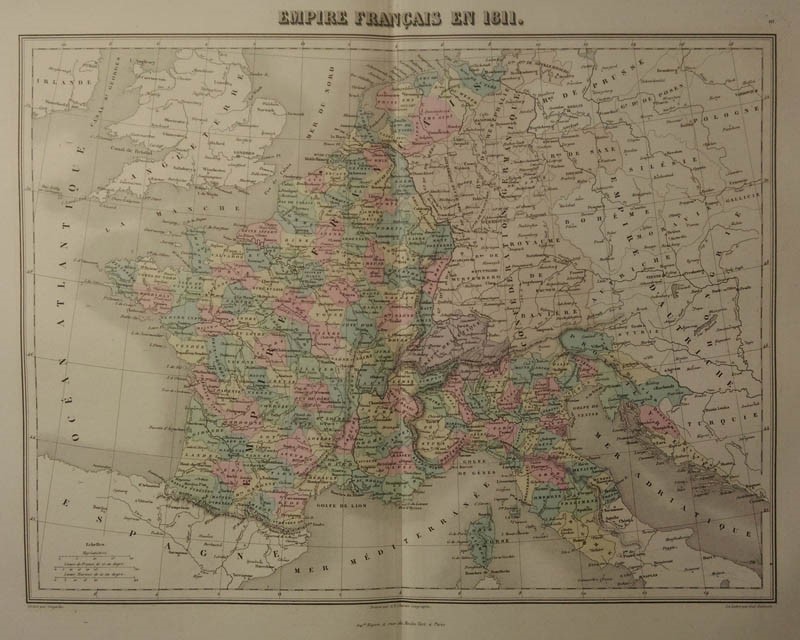 Emipre Francais en 1811 by Migeon, Sengteller, Desbuissons