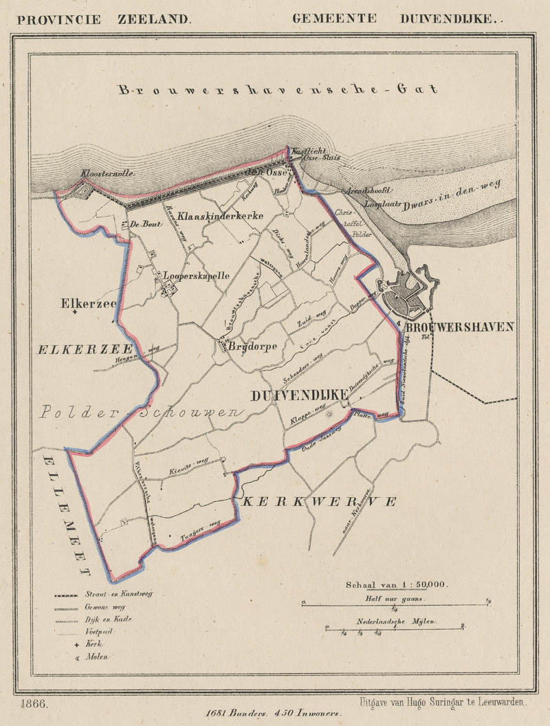 gemeente Duivendijke by J Kuyper