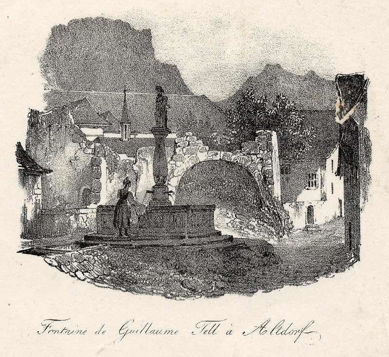 Fontaine de Guillaume Tell à Altdorf by nn