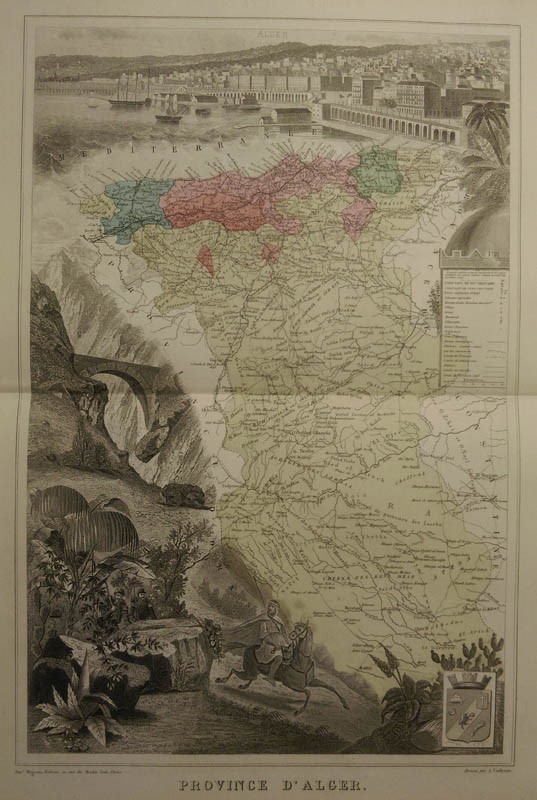 map Provence D´ Alger by Migeon, Sengteller, Desbuissons