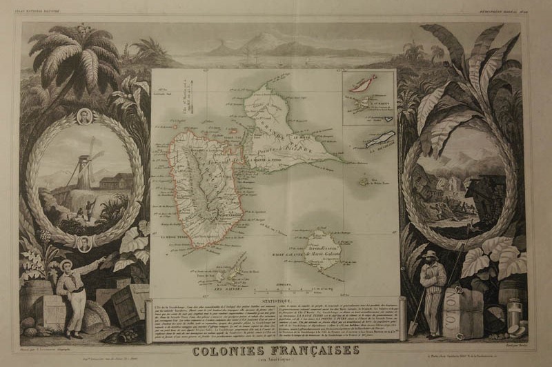 Colonies Francaises (en Amérique) by V. Levasseu, Burty
