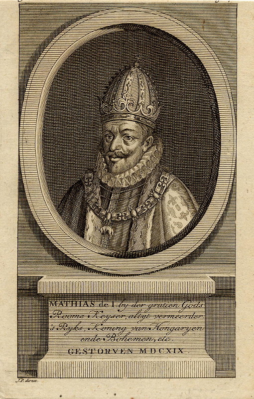 print Mathias de I: by der gratien Gods Rooms Keyser, altyt vermeerder´s Ryks, Koning van Hongaryen. by Jan Punt