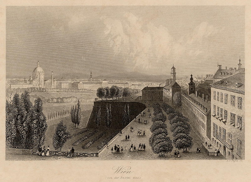 Wien, von der Bastei aus by A.H. Payne