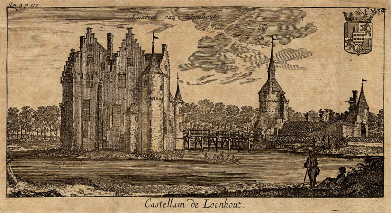Kasteel van Loenhout, Castellum de Loenhout by nn