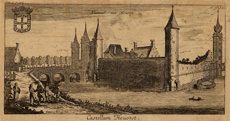 Kasteel van Hovorst, Castellum Houorst by nn