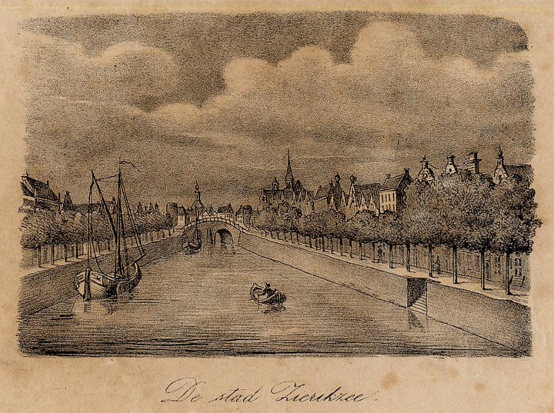 De stad Zierikzee by nn, mogelijk J. van Genk naar H. van Geelen