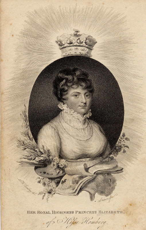 print Her Royal Highness Princess Elizabeth of Hesse Homberg by Berchey, Scriven