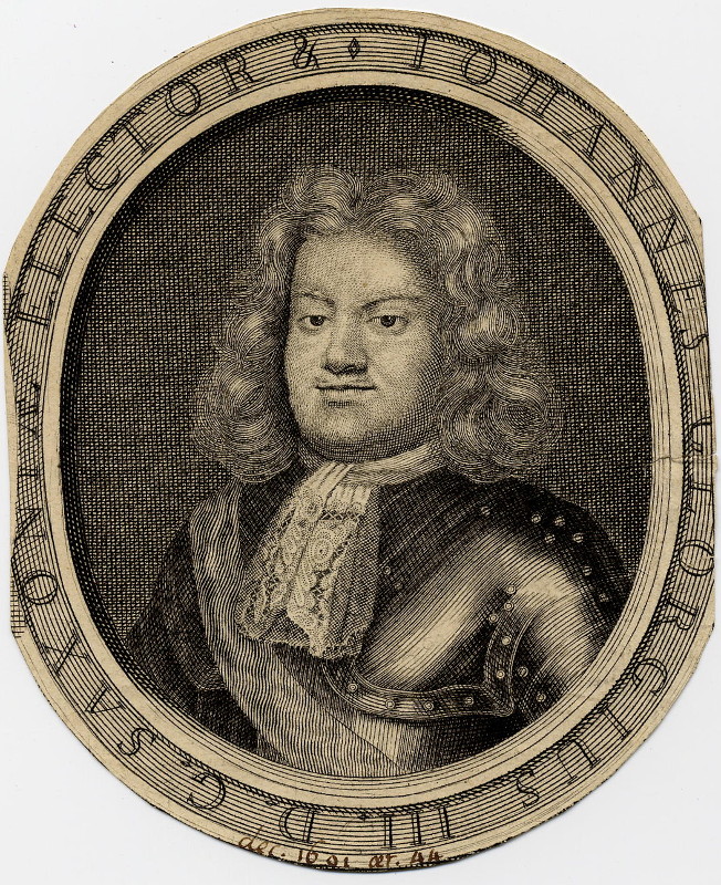 Johannes Georgius III D.G. Saxoniae Elector & by nn