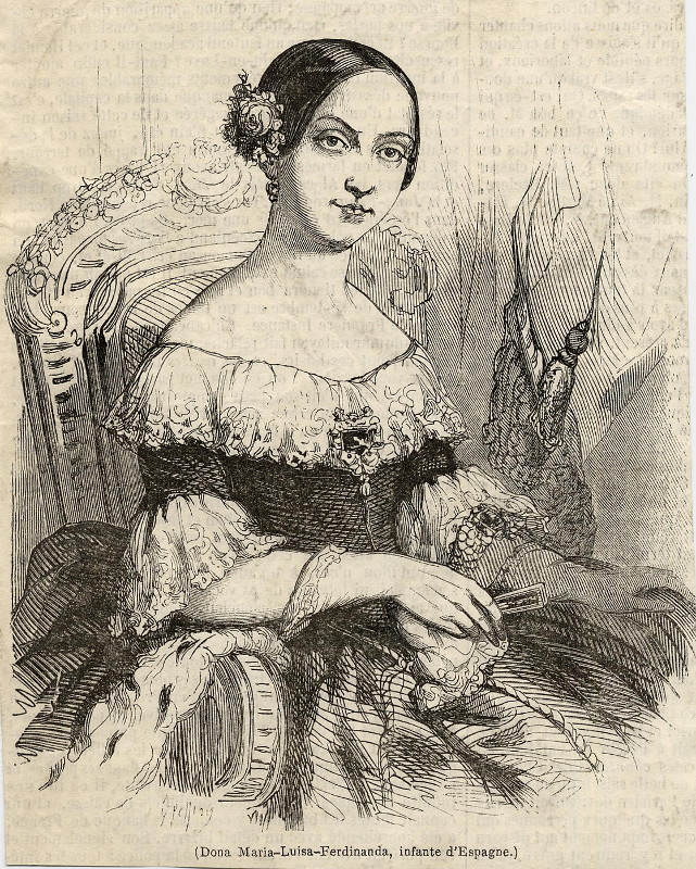 Dona Maria-Luisa-Ferdinanda, infante d´Espagne by nn
