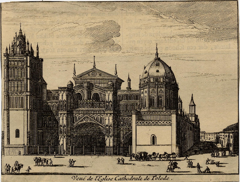 Veue de l´Eglise Cathedrale de Tolede by Pieter van der Aa