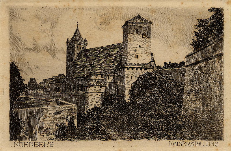 Nürnberg Kaiserstallung by F. Jander