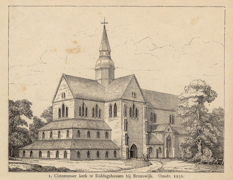 Cistercenser kerk te Riddagshausen bij Brunswijk by nn