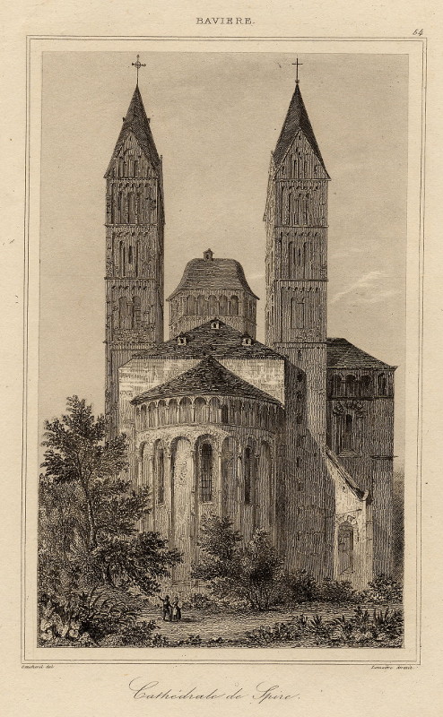 view Cathedrale de Spire by Gaucherel, Lemaitre