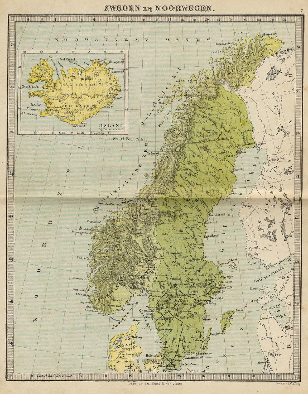 Zweden en Noorwegen, IJsland by P.W.M. Trap