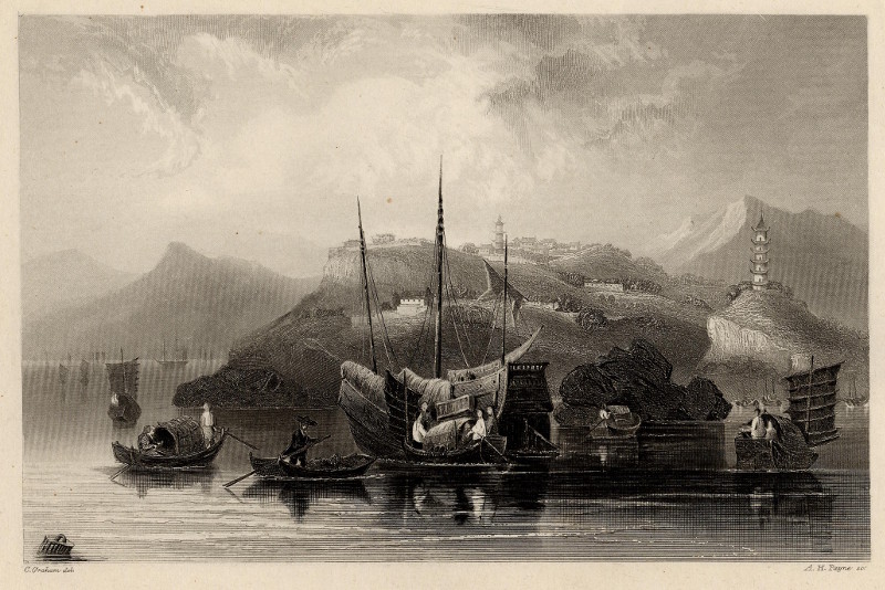 Insel und Fort Kinmen (China) by C. Graham, A.H. Payne