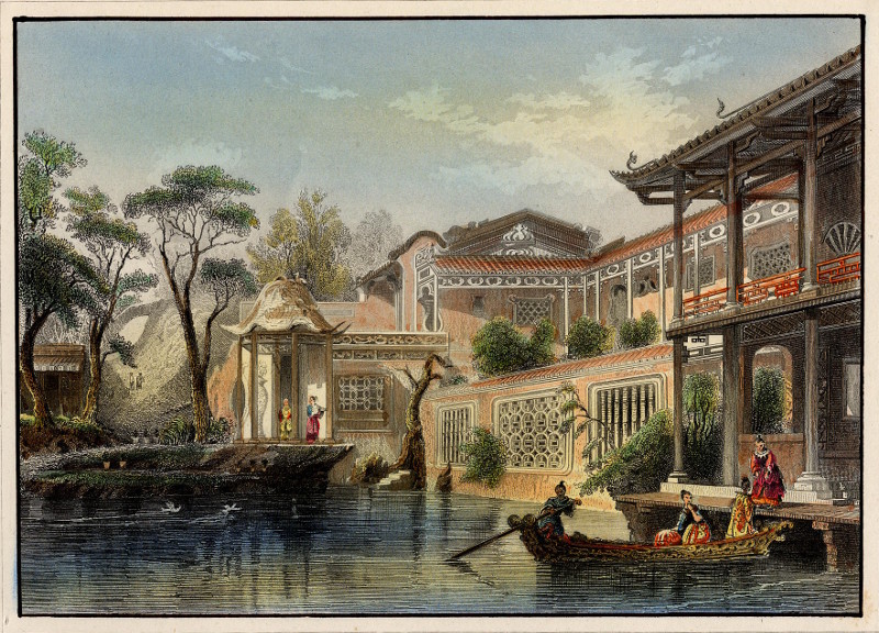 Habitation d´un Mandarin (Chine) by Lechard