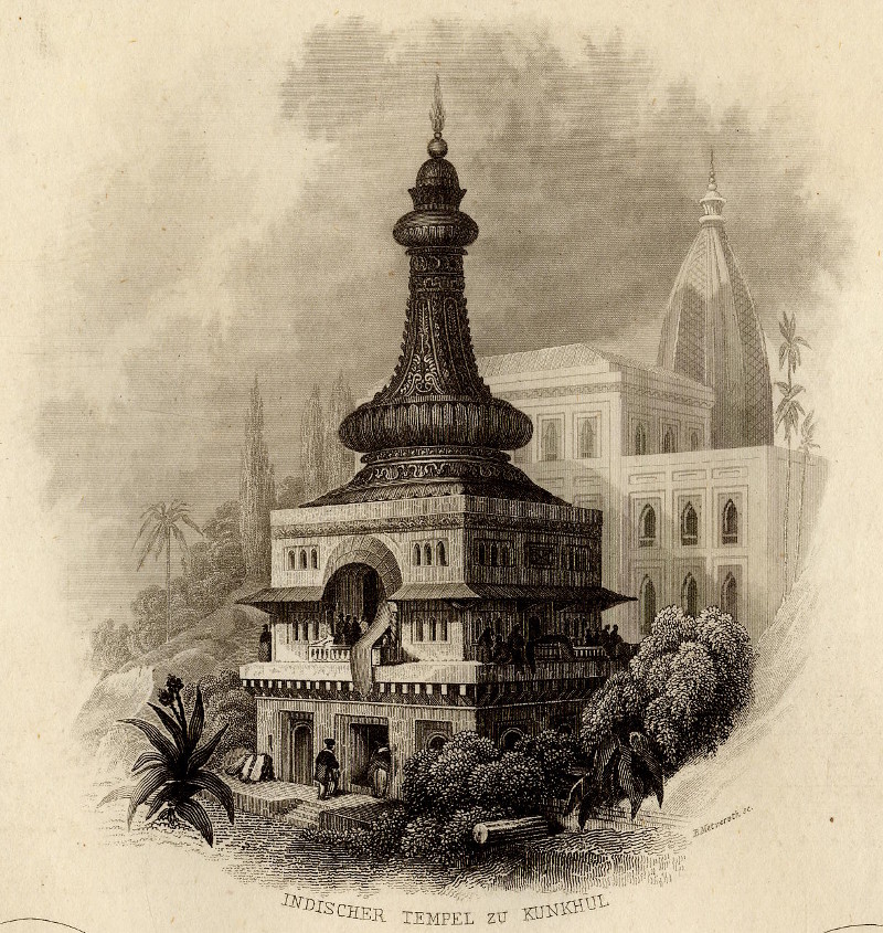 Indischer Tempel zu Kunkhul by B. Metzeroth