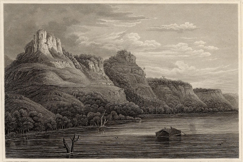 The Eagle Rocks (Mississippi River) by nn