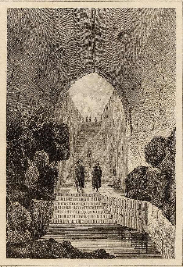 view Piscine de Siloe a Jerusalem by Gaucherel, Lemaitre