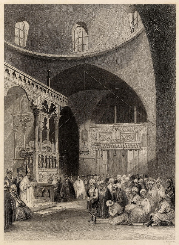 view Synagogue of the Jews, Jerusalem by J. Salmon, J. Redaway