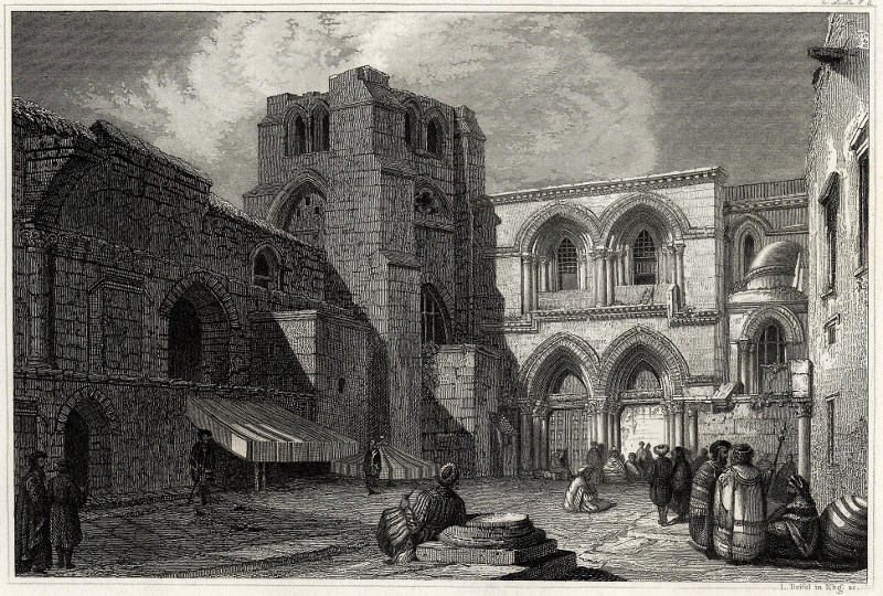 Kirche des Heiligen Grabes in Jerusalem by L. Deifel