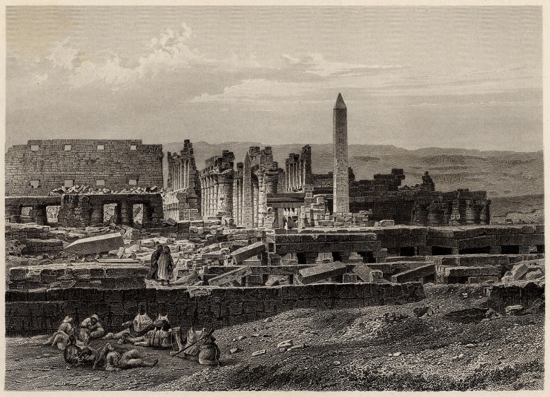 Tempelruinen zu Karnak by nn