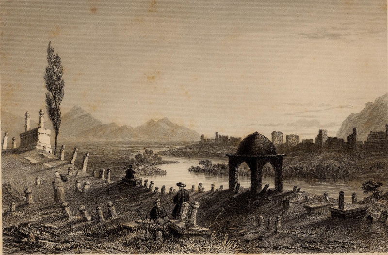 Cemeterey and walls of Antioch, looking east - towards Aleppo by nn
