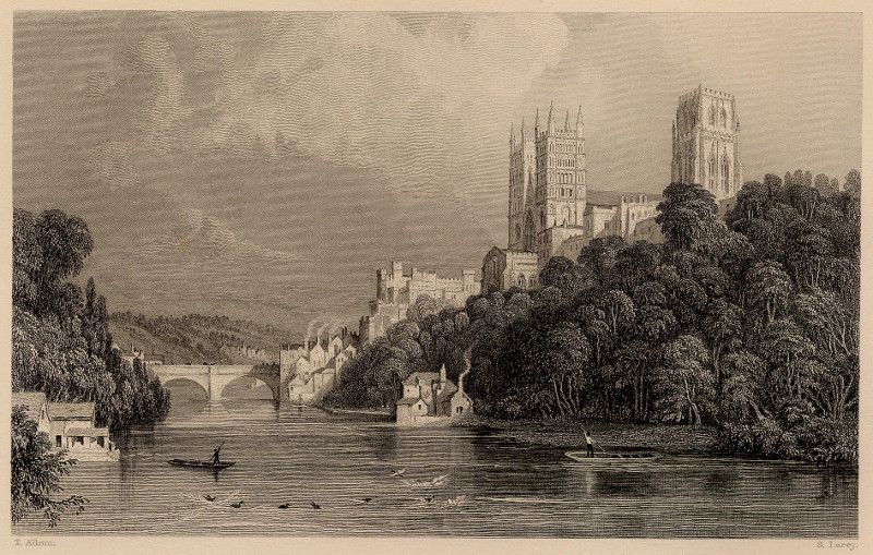 Durham, from the south by T. Allom, S. Lacey