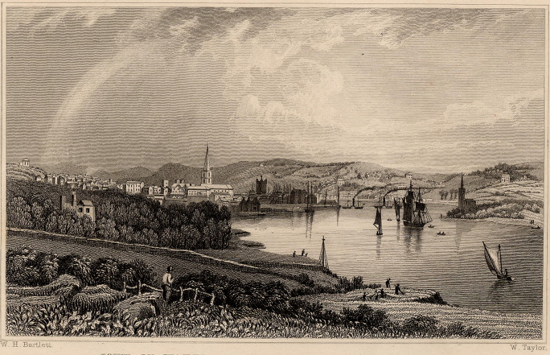 City of Waterford, from the Dunmore Road by W.H. Bartlett, W. Taylor