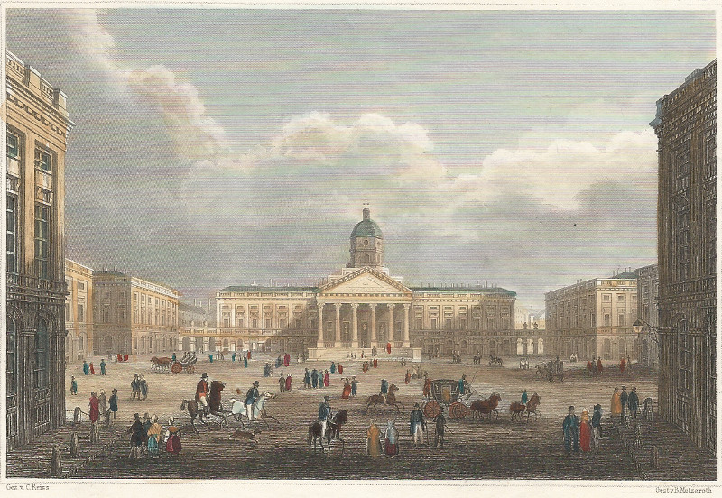 Place Royale in Brussel by C. Reiss, B. Metzeroth