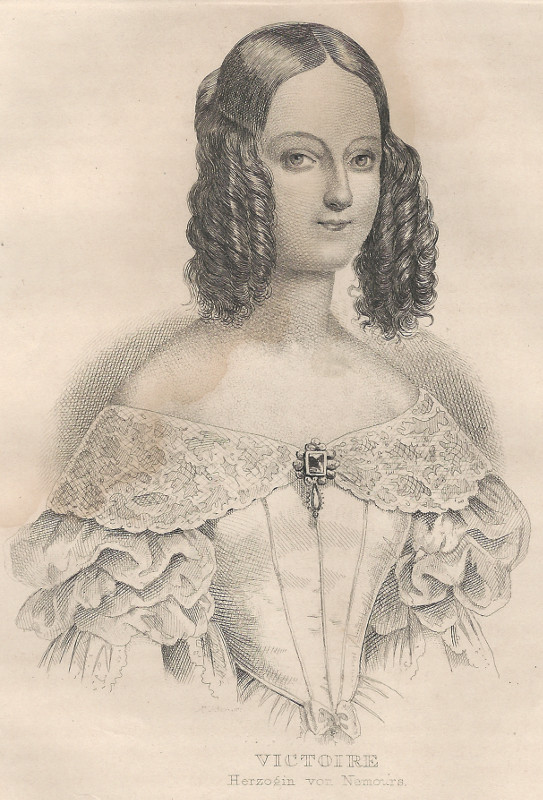 print Victoire Herzogin von Nemours by Johann Richter