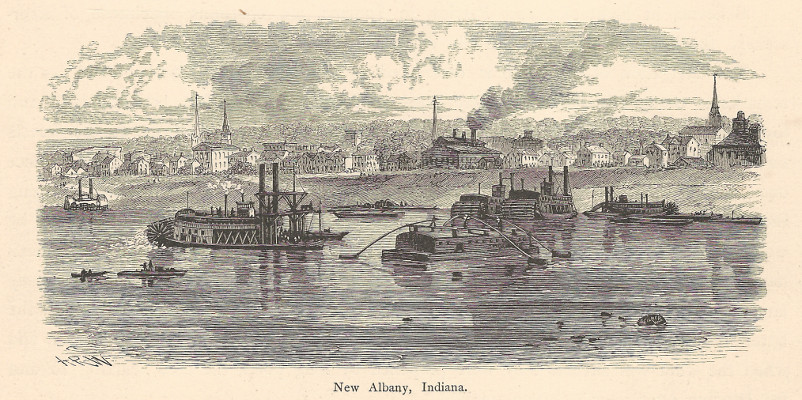 New Albany, Indiana by E.P. Brandard, A.C. Warren